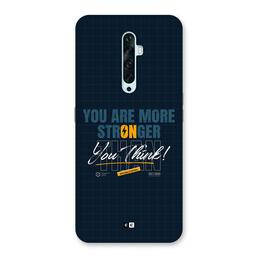 More Stronger Back Case for Oppo Reno2 F