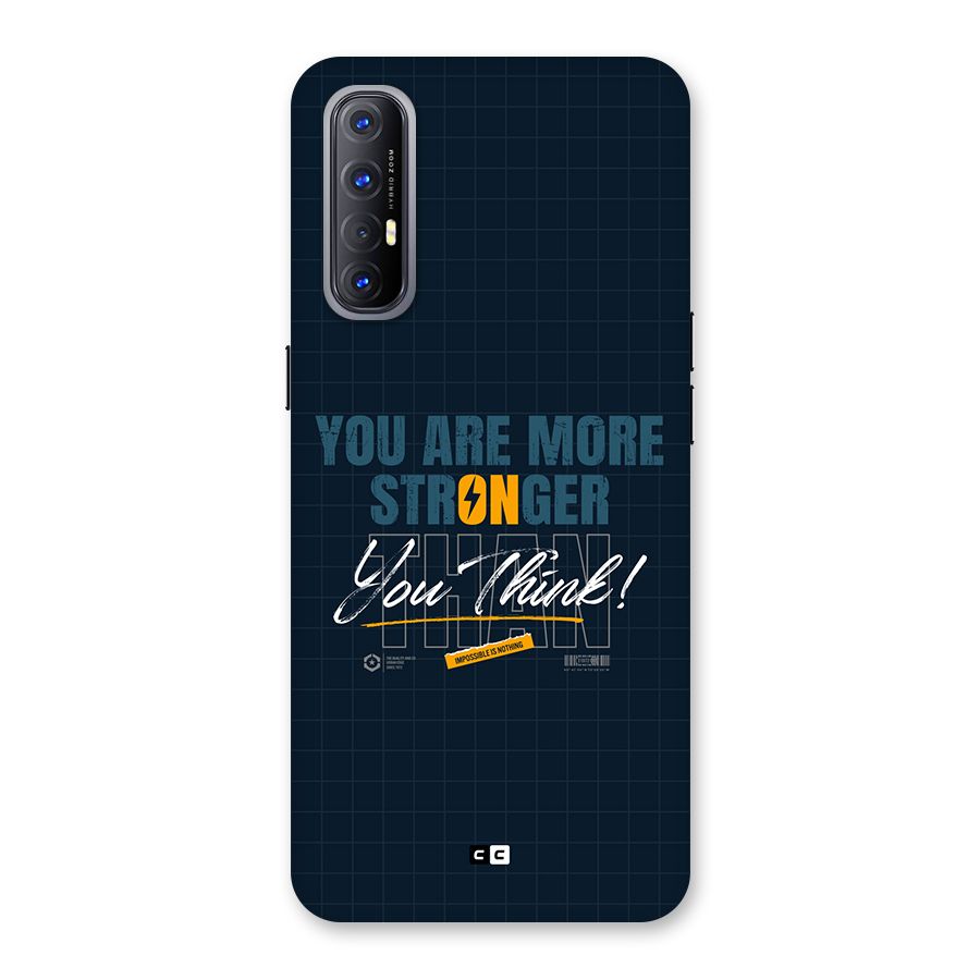 More Stronger Back Case for Oppo Reno3 Pro