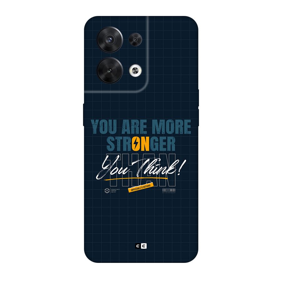 More Stronger Back Case for Oppo Reno8 5G