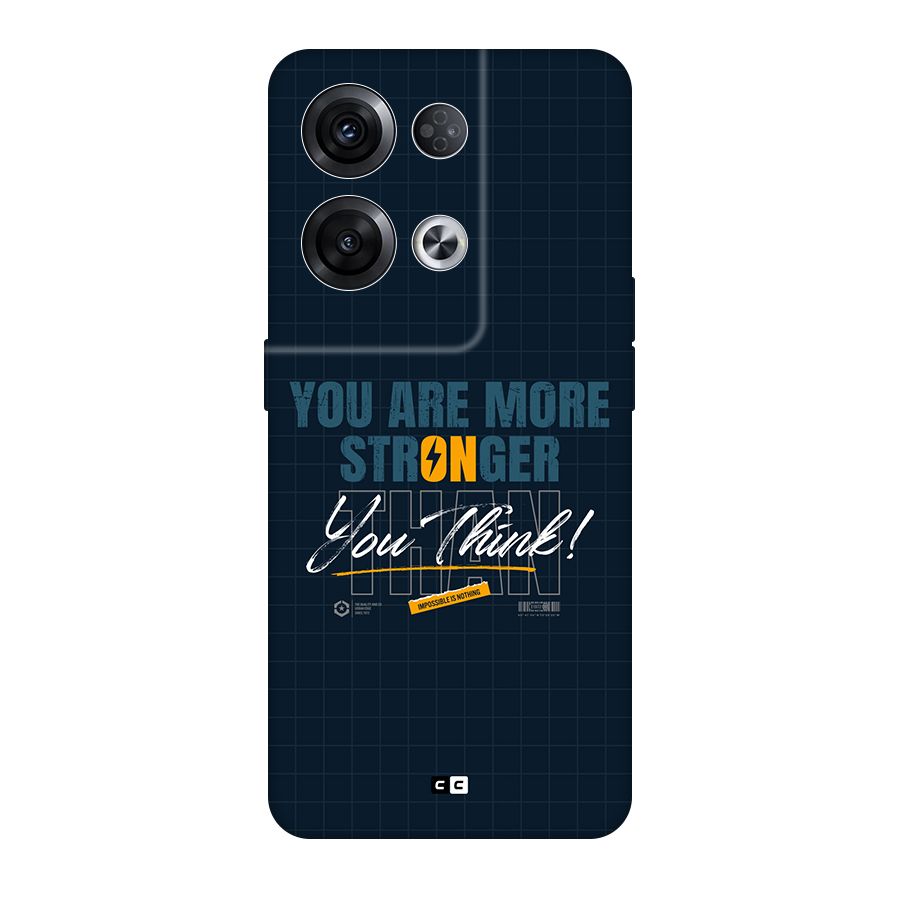 More Stronger Back Case for Oppo Reno8 Pro 5G