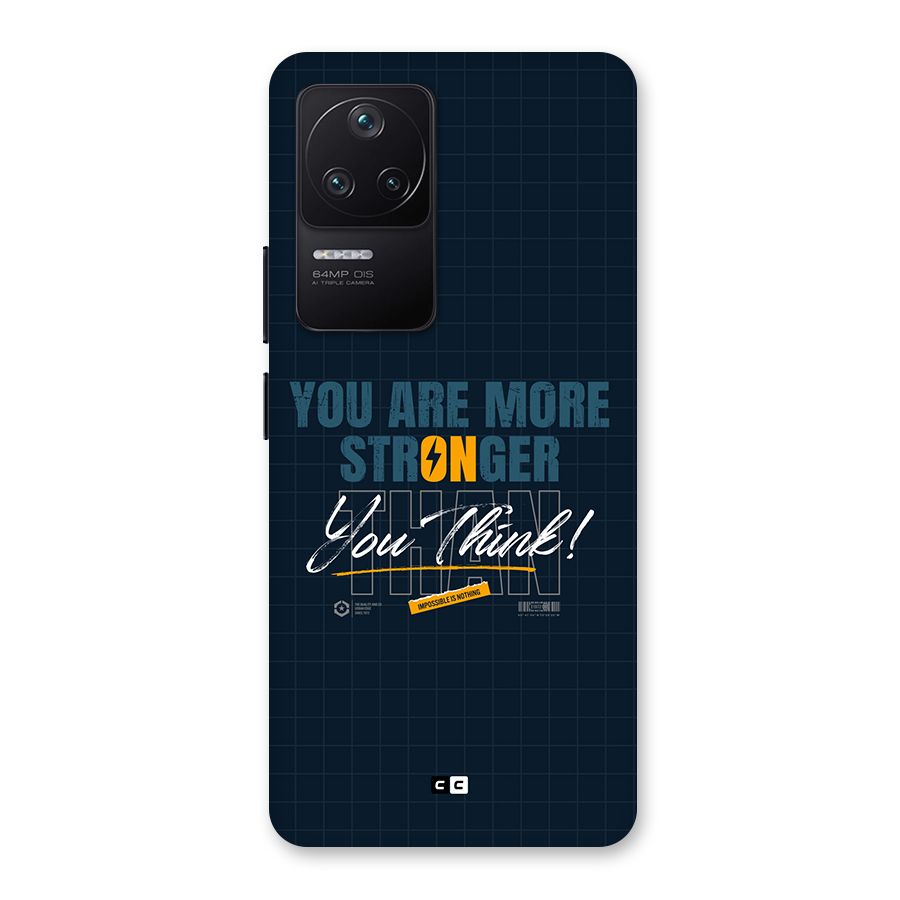 More Stronger Back Case for Poco F4 5G