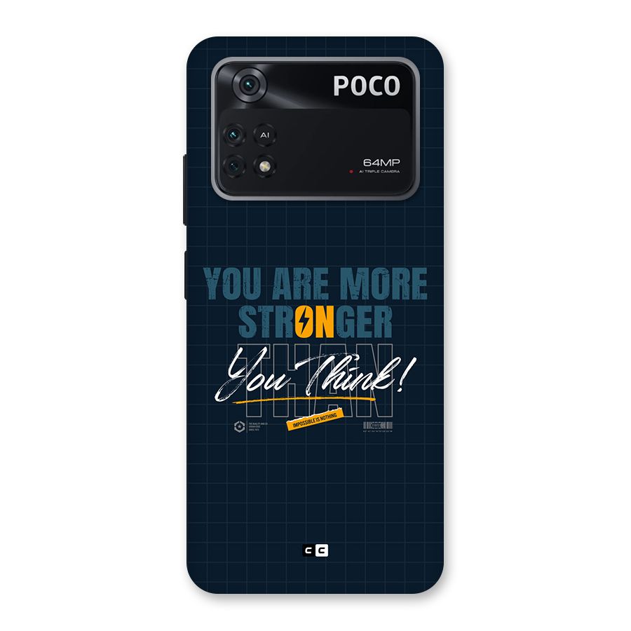 More Stronger Back Case for Poco M4 Pro 4G