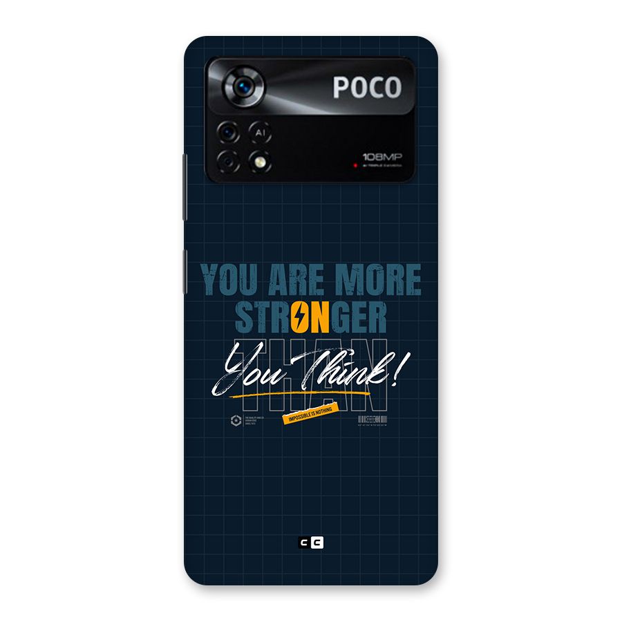 More Stronger Back Case for Poco X4 Pro 5G