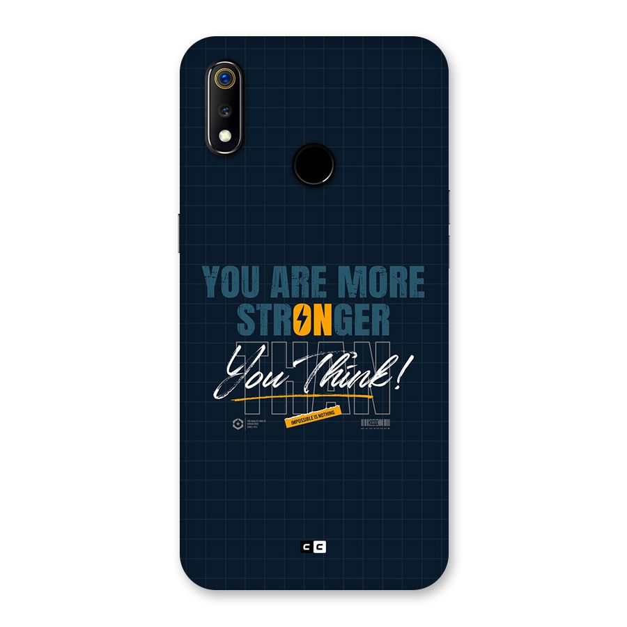 More Stronger Back Case for Realme 3