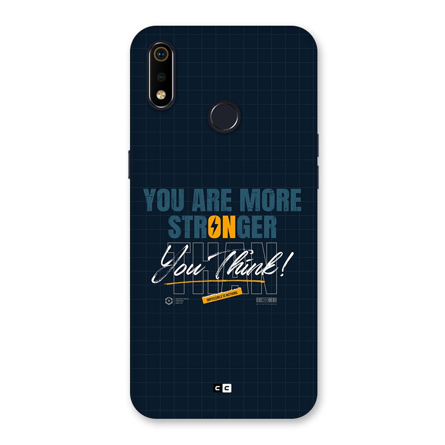 More Stronger Back Case for Realme 3i