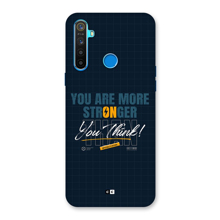 More Stronger Back Case for Realme 5