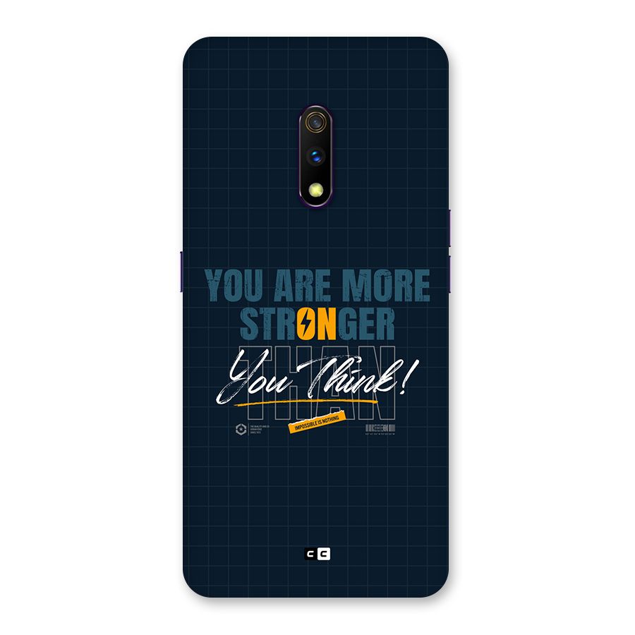 More Stronger Back Case for Realme X