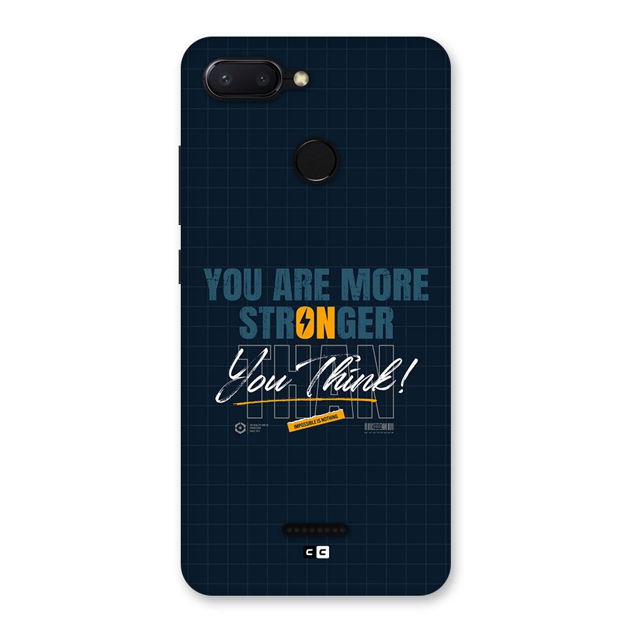 More Stronger Back Case for Redmi 6