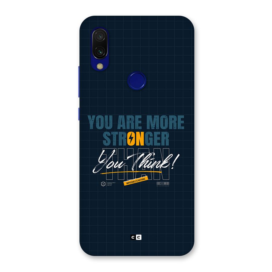 More Stronger Back Case for Redmi 7