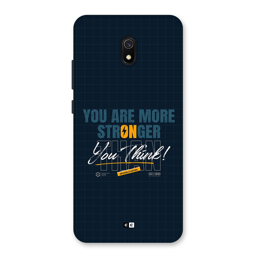 More Stronger Back Case for Redmi 8A