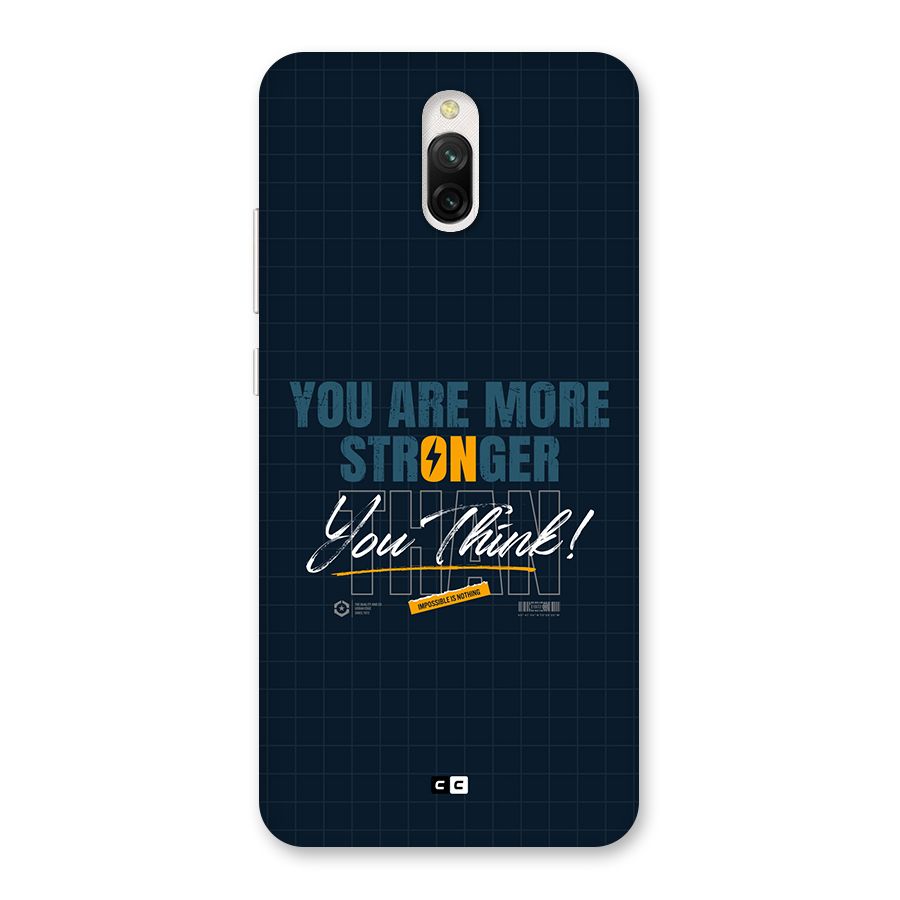 More Stronger Back Case for Redmi 8A Dual