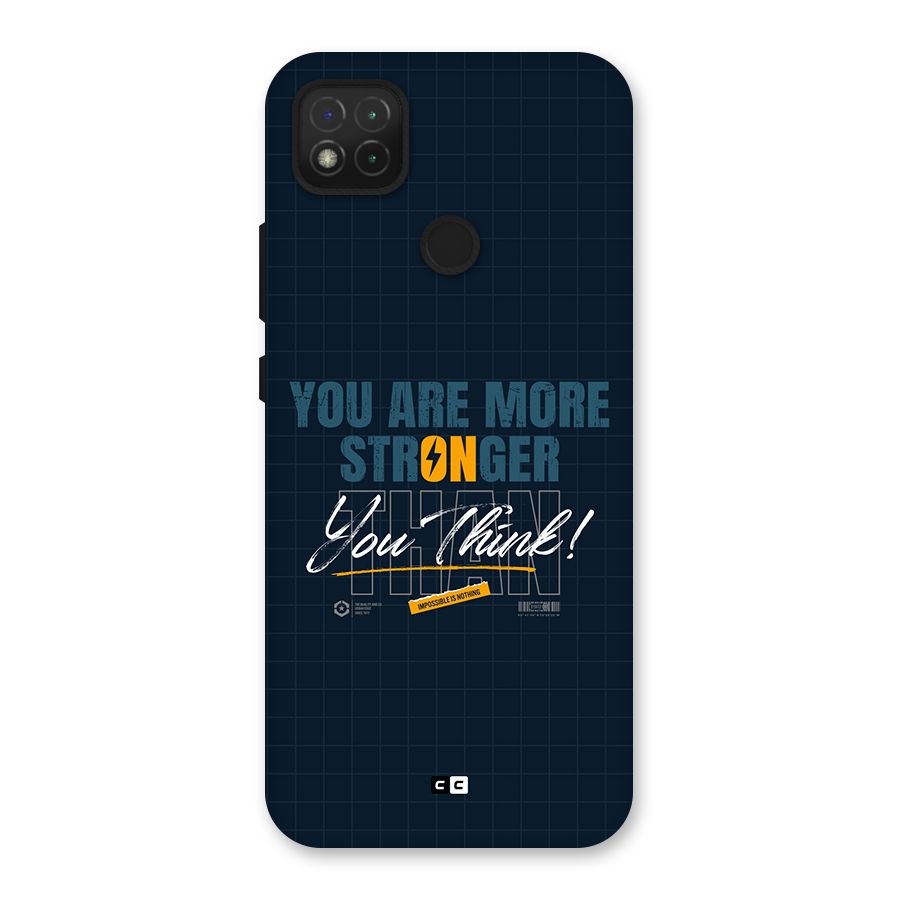 More Stronger Back Case for Redmi 9
