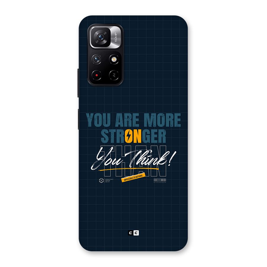 More Stronger Back Case for Redmi Note 11T 5G