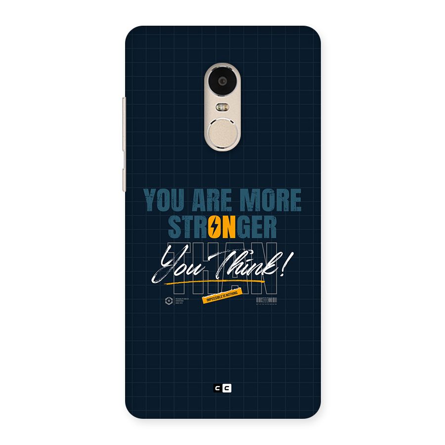 More Stronger Back Case for Redmi Note 4