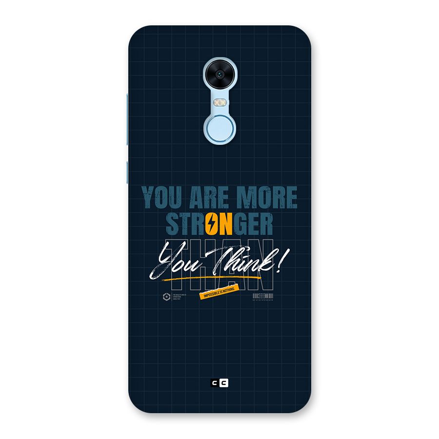 More Stronger Back Case for Redmi Note 5