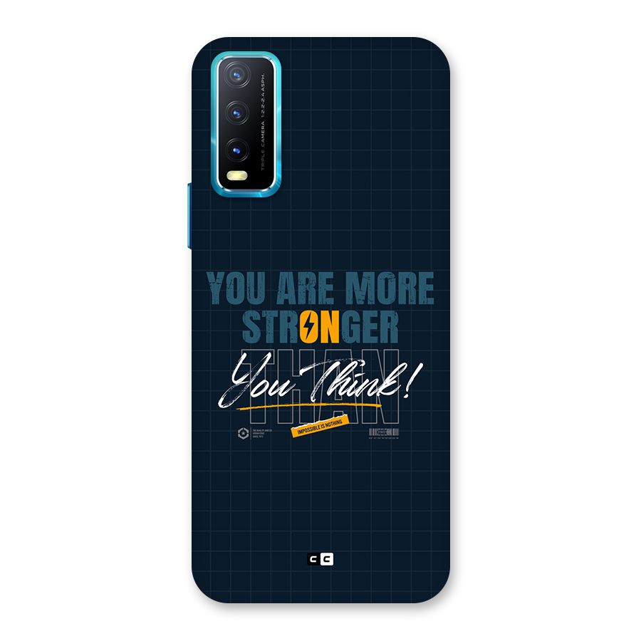 More Stronger Back Case for Vivo Y20