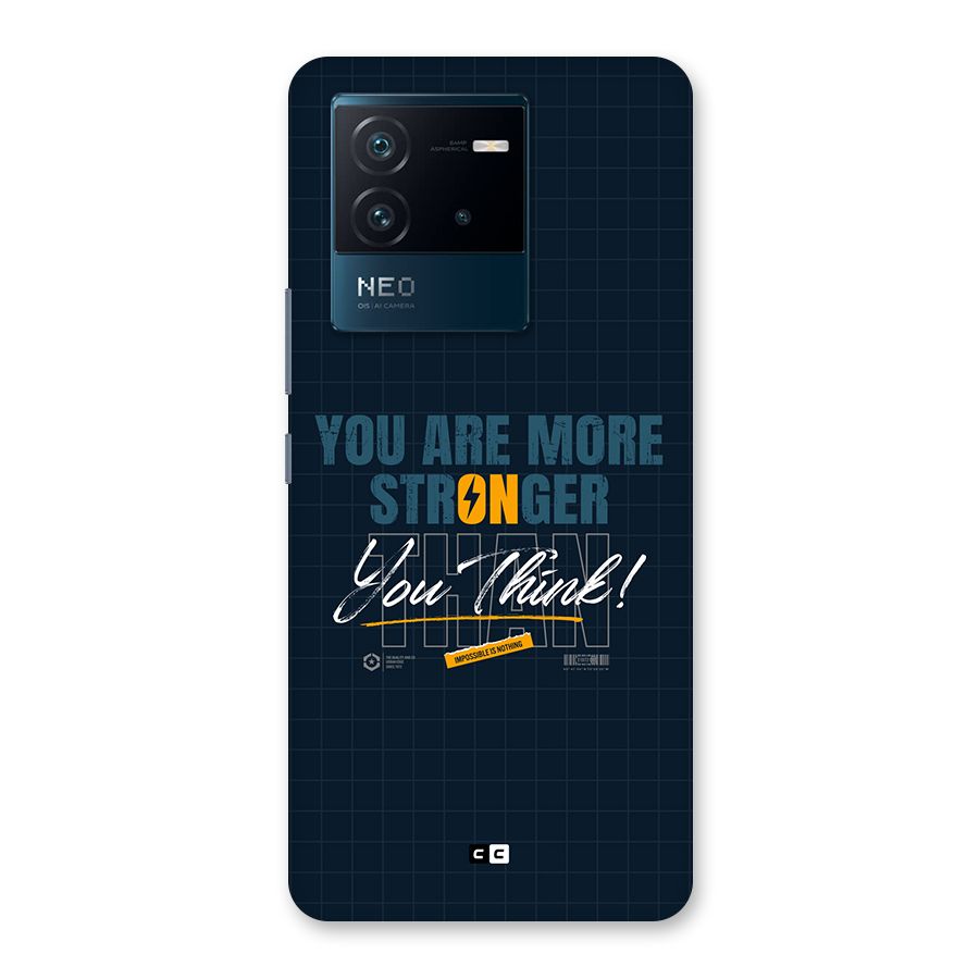 More Stronger Back Case for Vivo iQOO Neo 6 5G