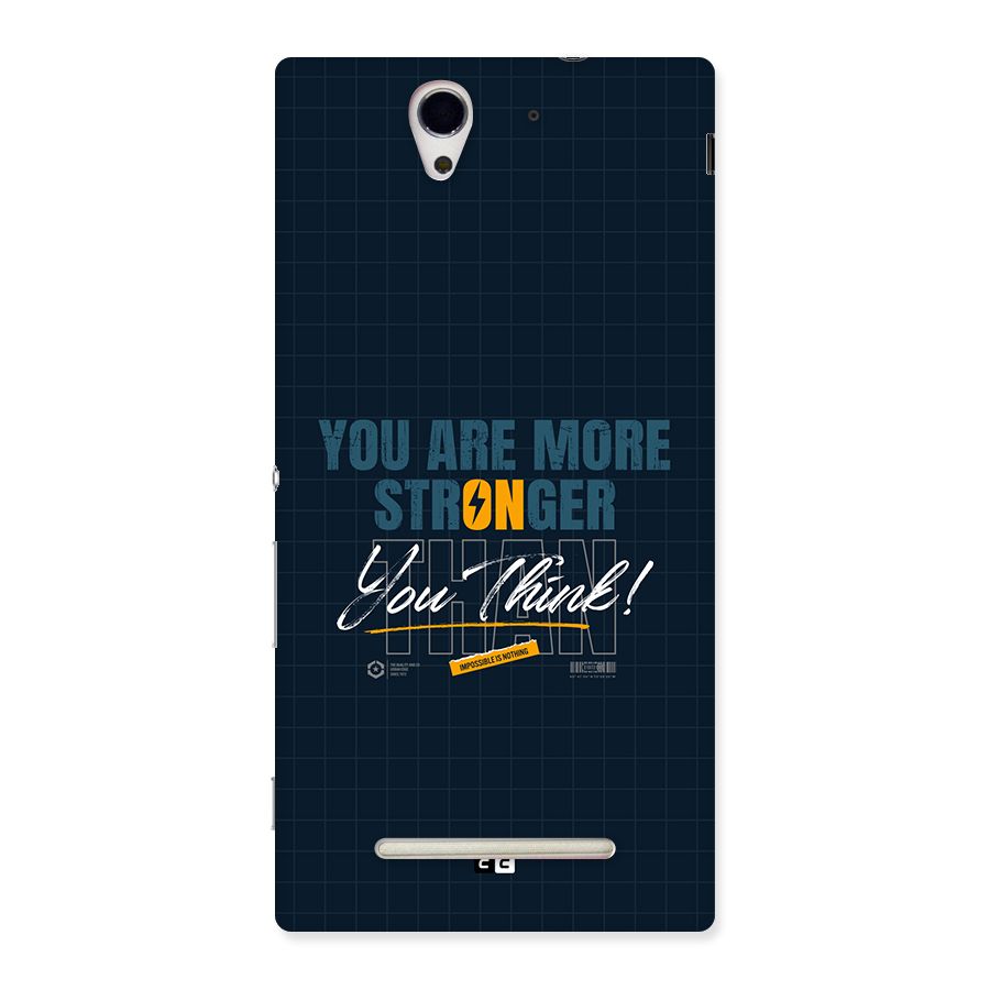 More Stronger Back Case for Xperia C3