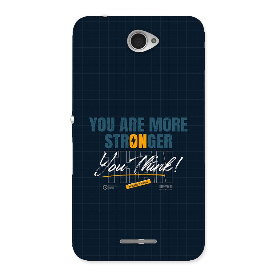 More Stronger Back Case for Xperia E4