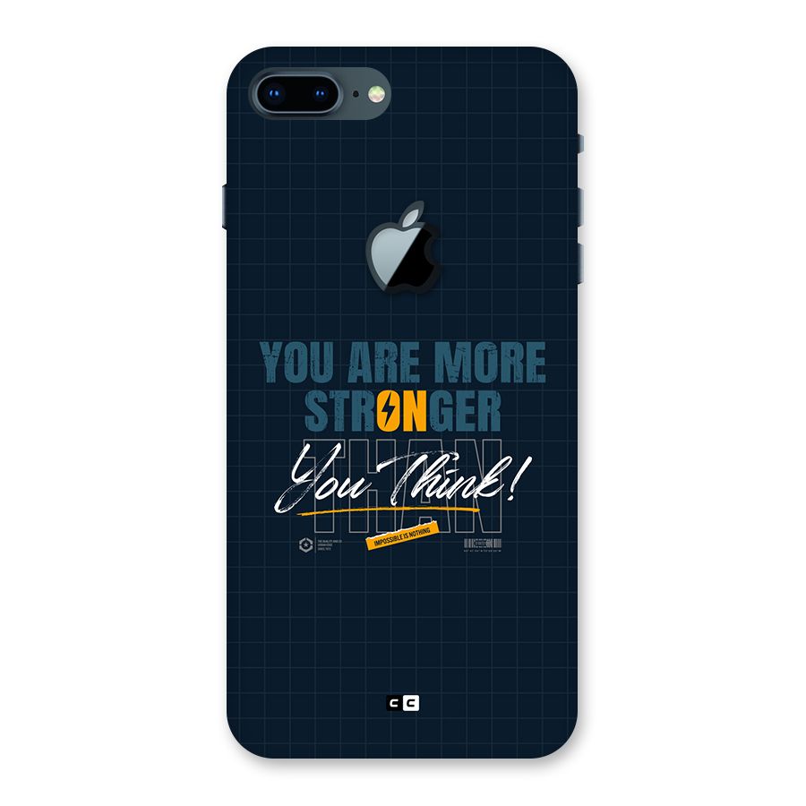 More Stronger Back Case for iPhone 7 Plus Apple Cut
