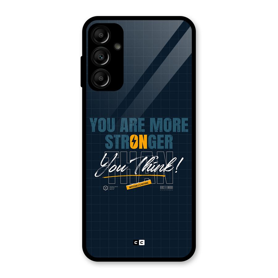 More Stronger Glass Back Case for Galaxy A14 5G