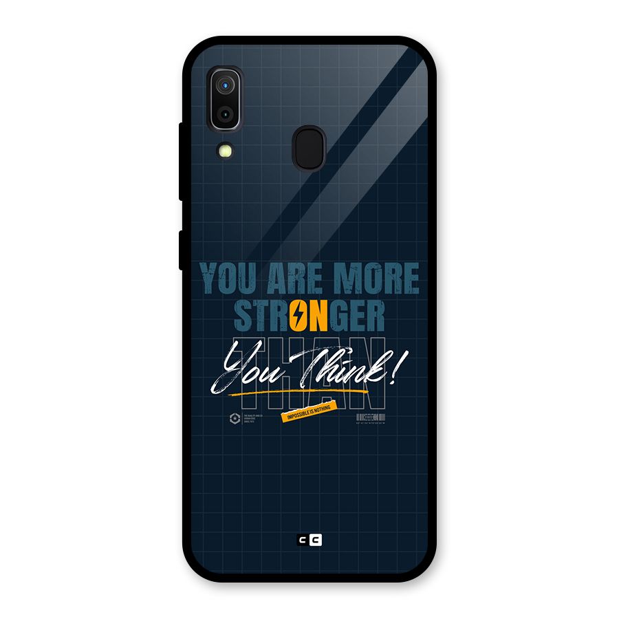 More Stronger Glass Back Case for Galaxy A30