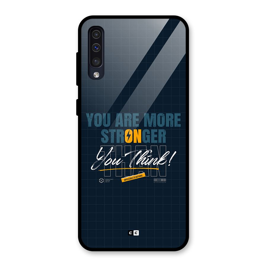 More Stronger Glass Back Case for Galaxy A30s