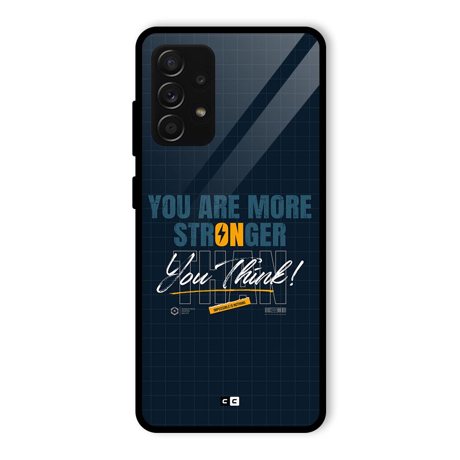 More Stronger Glass Back Case for Galaxy A53 5G
