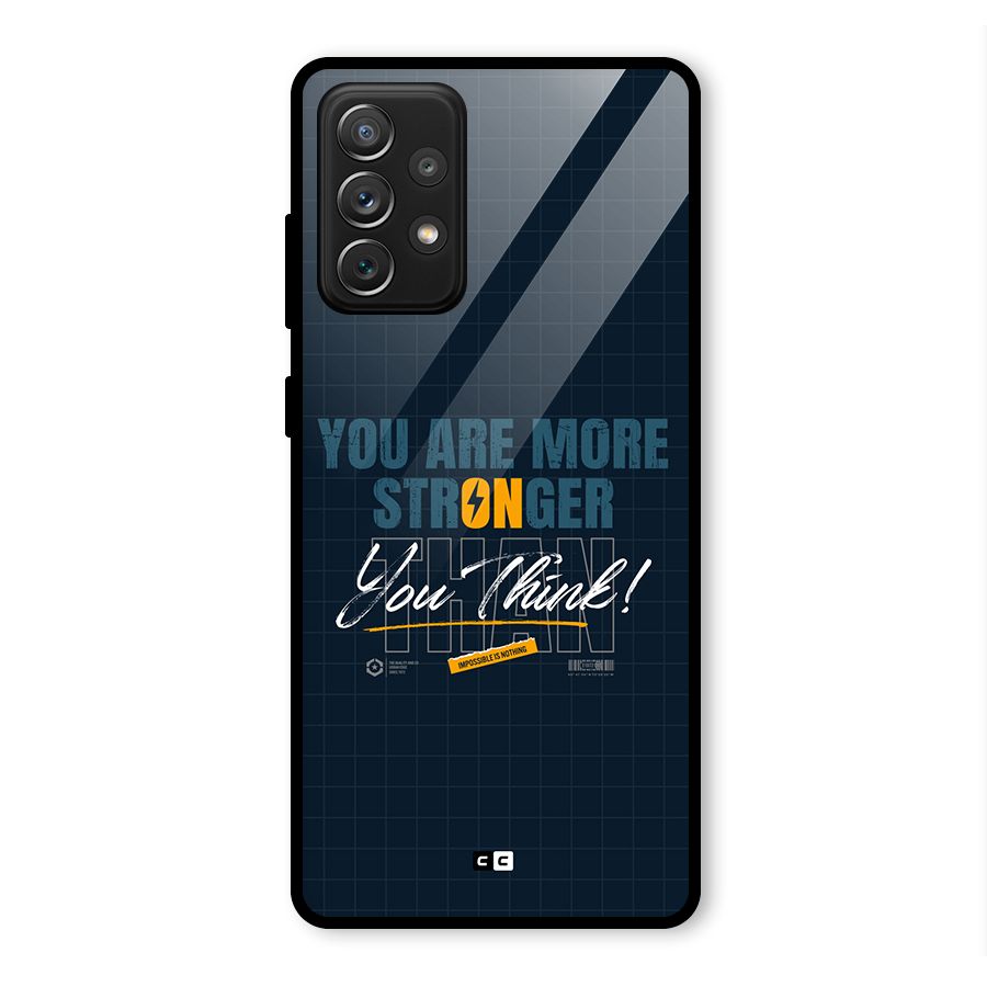More Stronger Glass Back Case for Galaxy A72