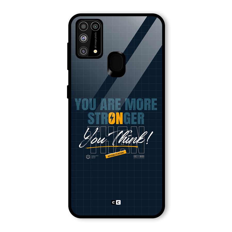 More Stronger Glass Back Case for Galaxy F41