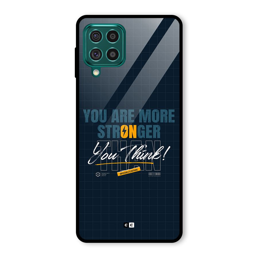 More Stronger Glass Back Case for Galaxy F62