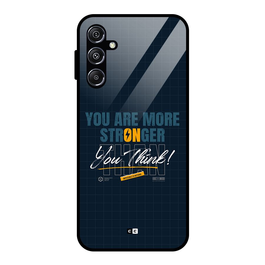 More Stronger Glass Back Case for Galaxy M34 5G