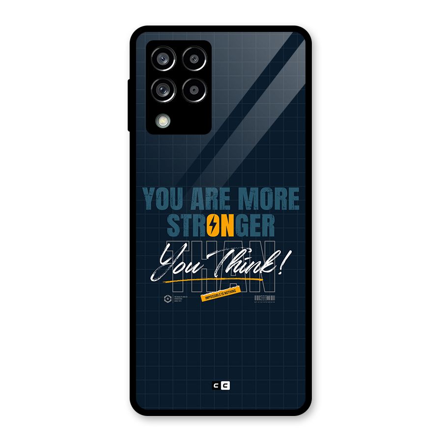 More Stronger Glass Back Case for Galaxy M53 5G