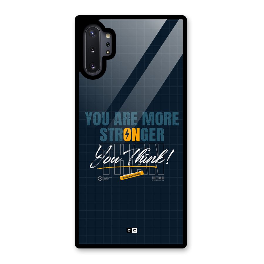 More Stronger Glass Back Case for Galaxy Note 10 Plus