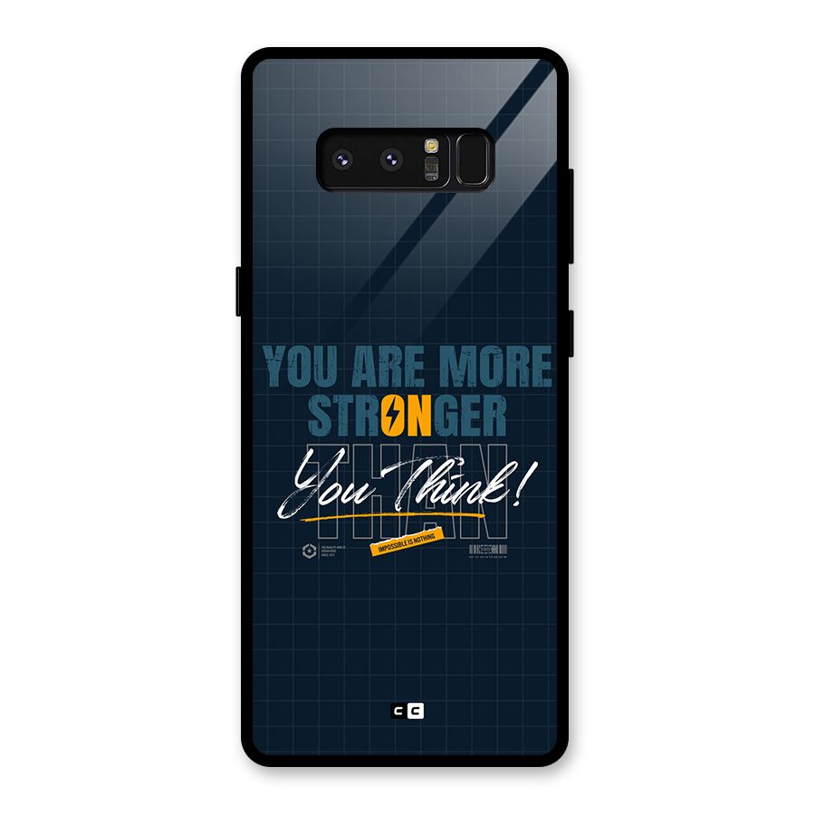 More Stronger Glass Back Case for Galaxy Note 8