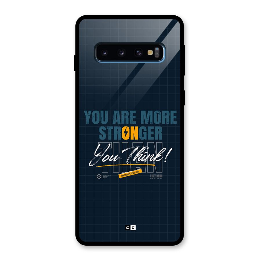 More Stronger Glass Back Case for Galaxy S10