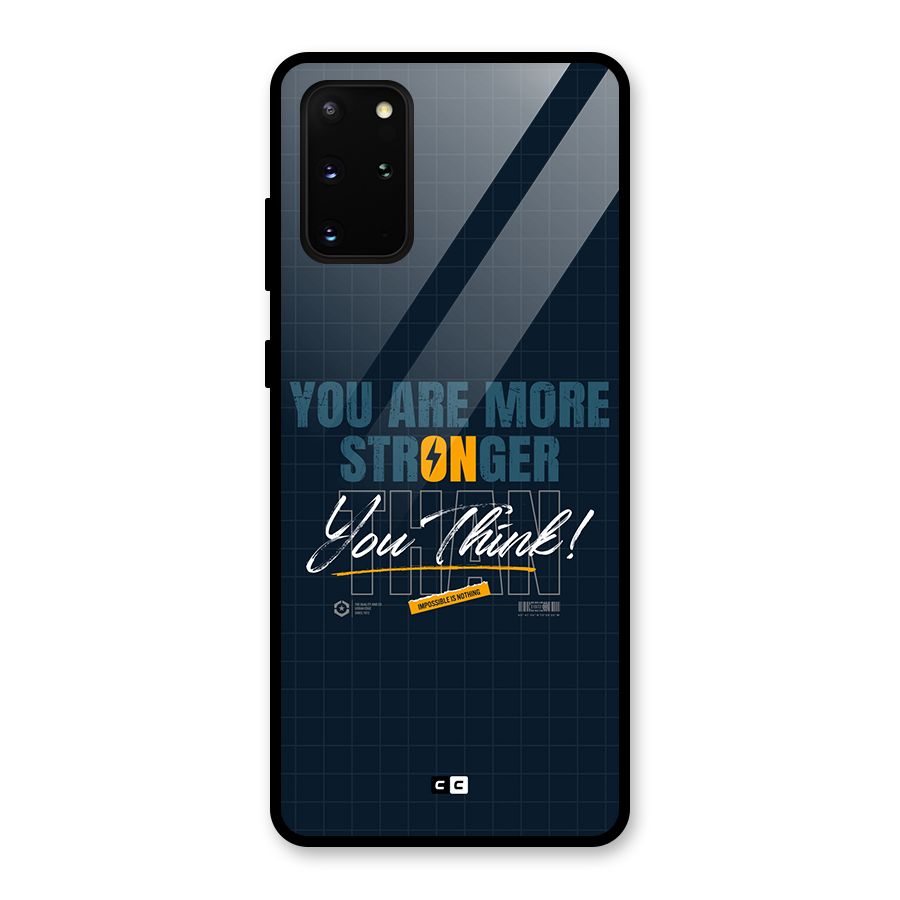 More Stronger Glass Back Case for Galaxy S20 Plus