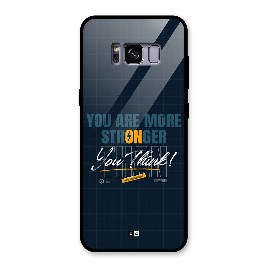 More Stronger Glass Back Case for Galaxy S8