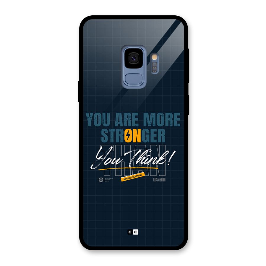 More Stronger Glass Back Case for Galaxy S9