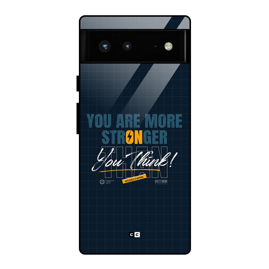 More Stronger Glass Back Case for Google Pixel 6