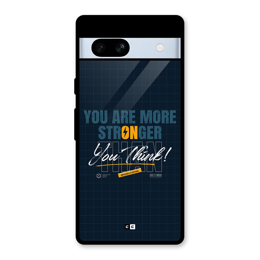 More Stronger Glass Back Case for Google Pixel 7a
