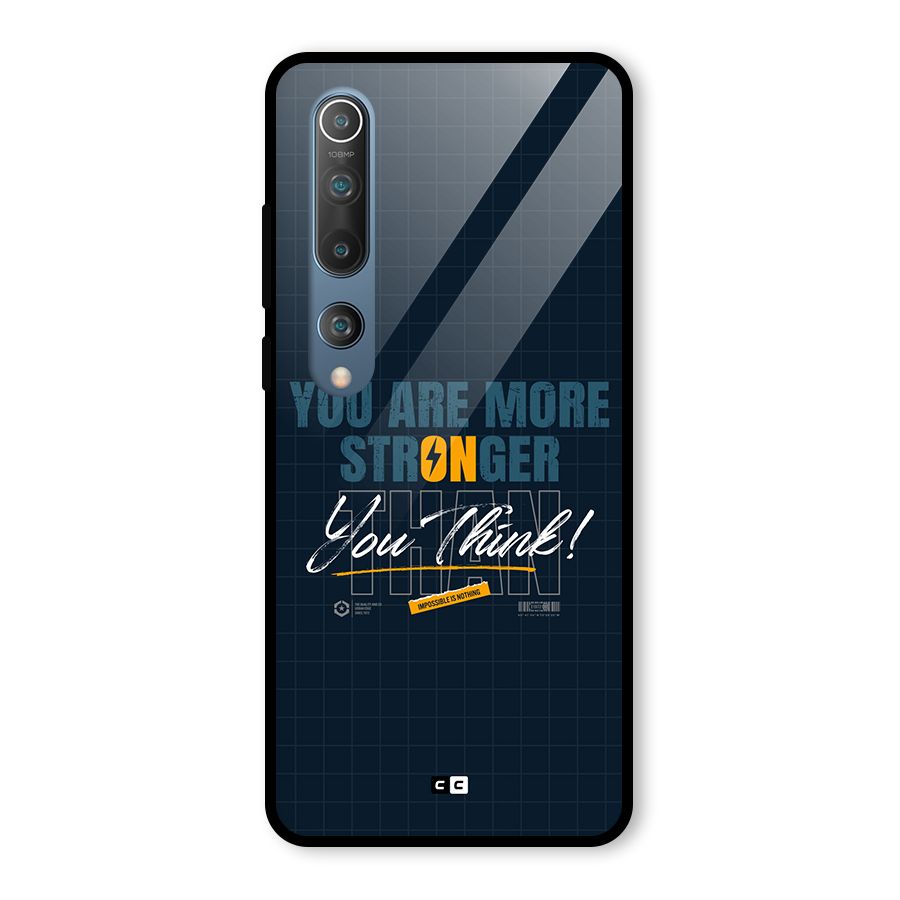 More Stronger Glass Back Case for Mi 10