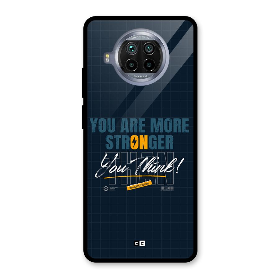 More Stronger Glass Back Case for Mi 10i