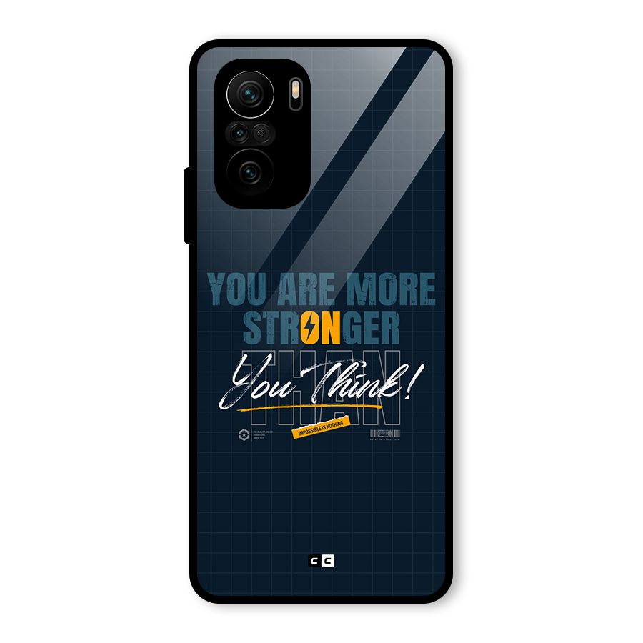 More Stronger Glass Back Case for Mi 11X Pro