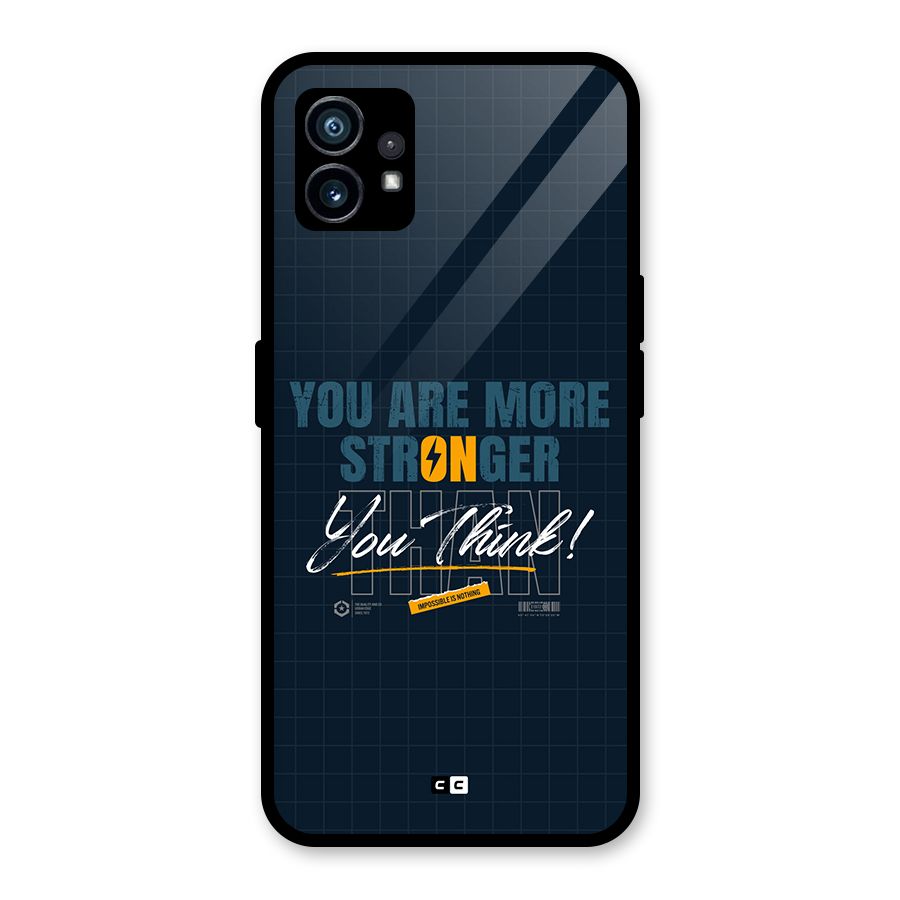 More Stronger Glass Back Case for Nothing Phone 1