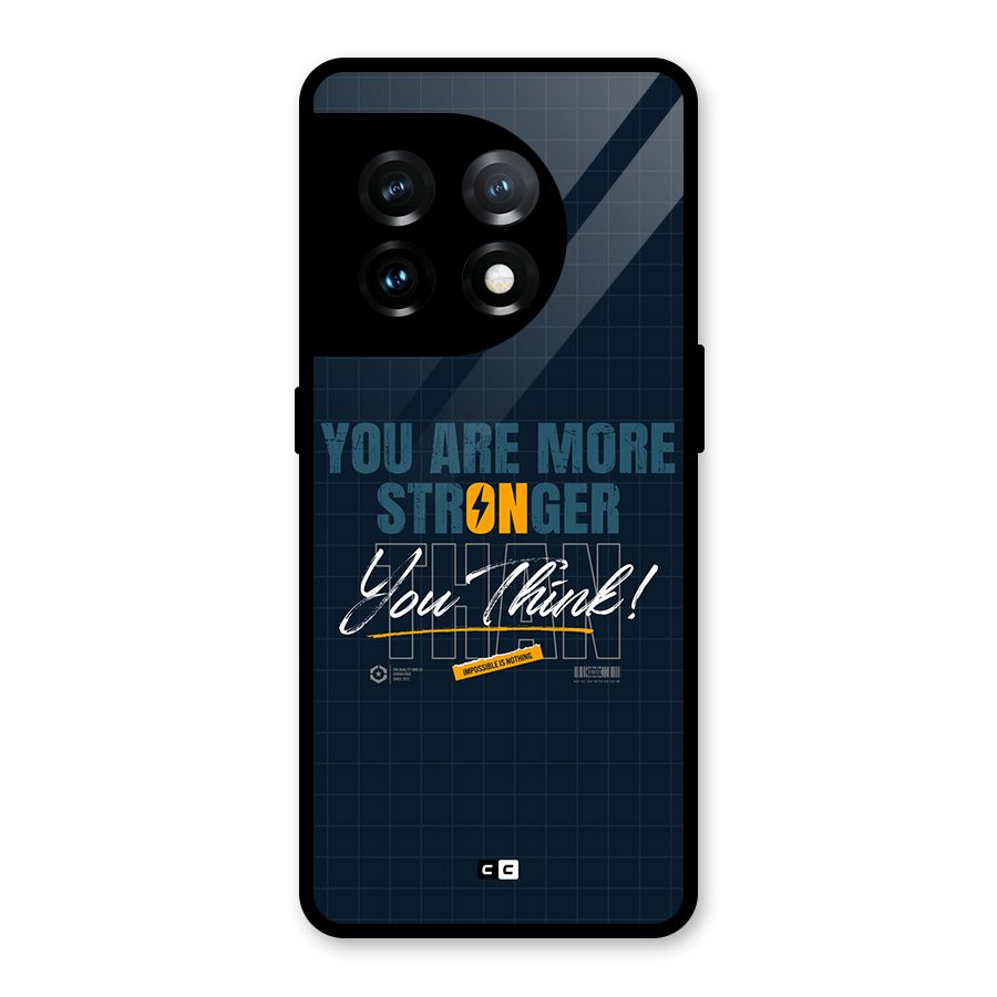 More Stronger Glass Back Case for OnePlus 11