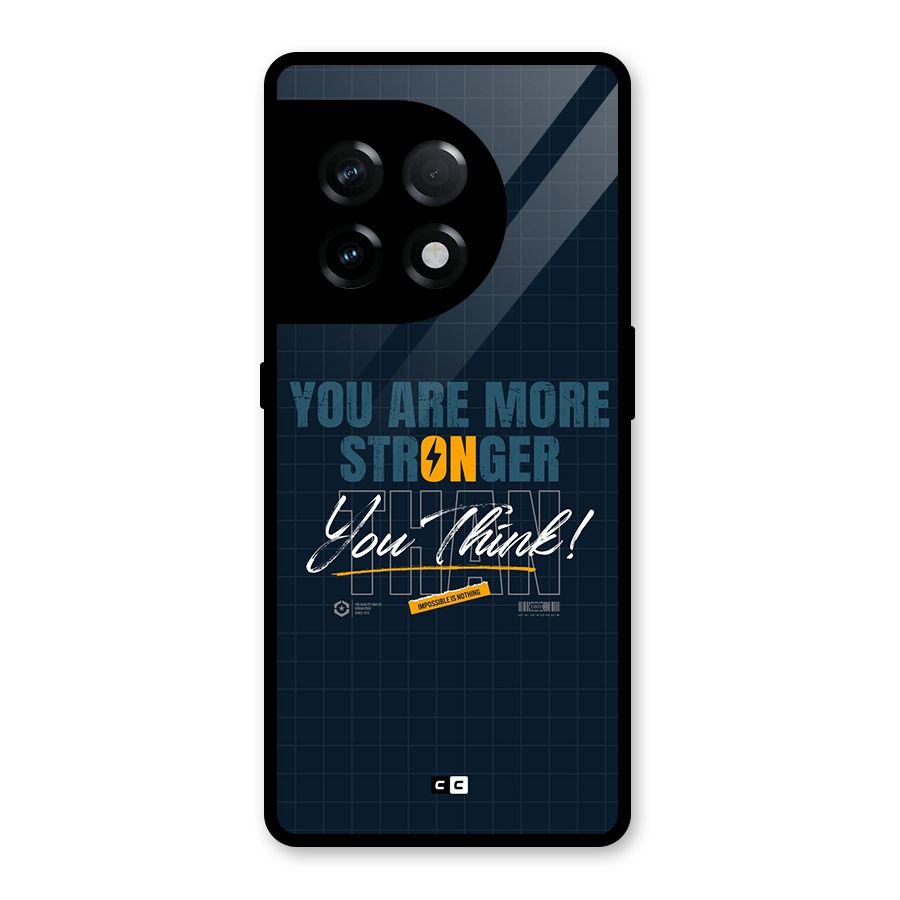 More Stronger Glass Back Case for OnePlus 11R