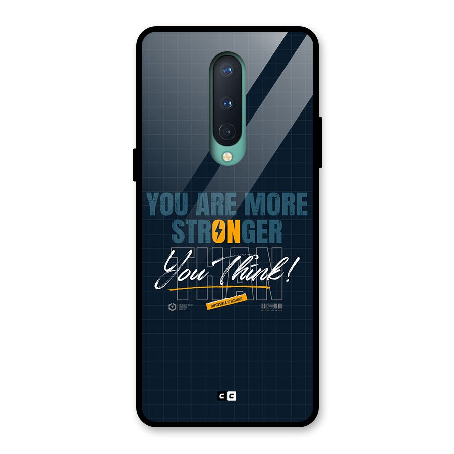 More Stronger Glass Back Case for OnePlus 8