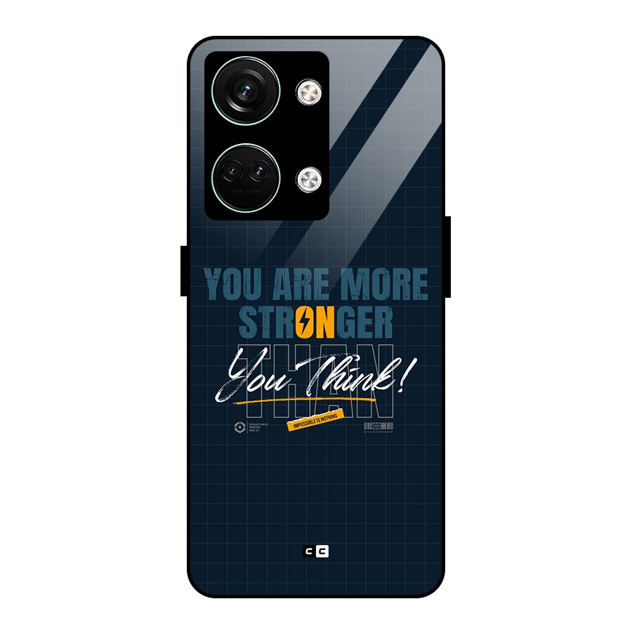 More Stronger Glass Back Case for Oneplus Nord 3