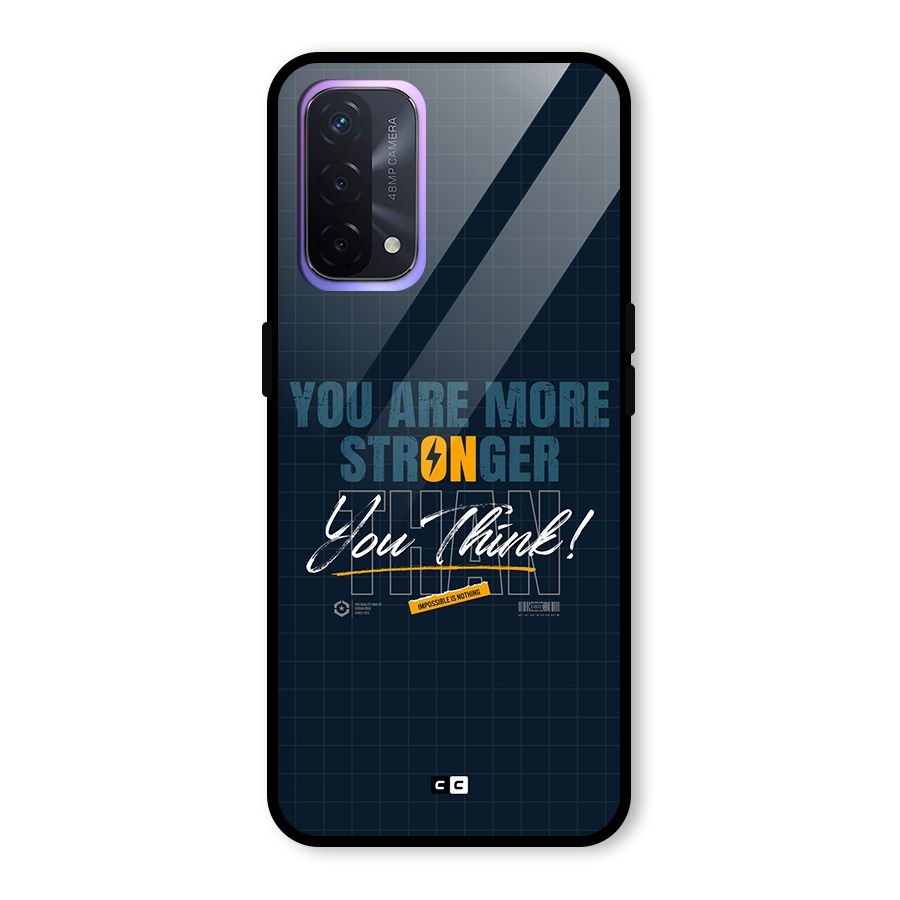More Stronger Glass Back Case for Oppo A74 5G